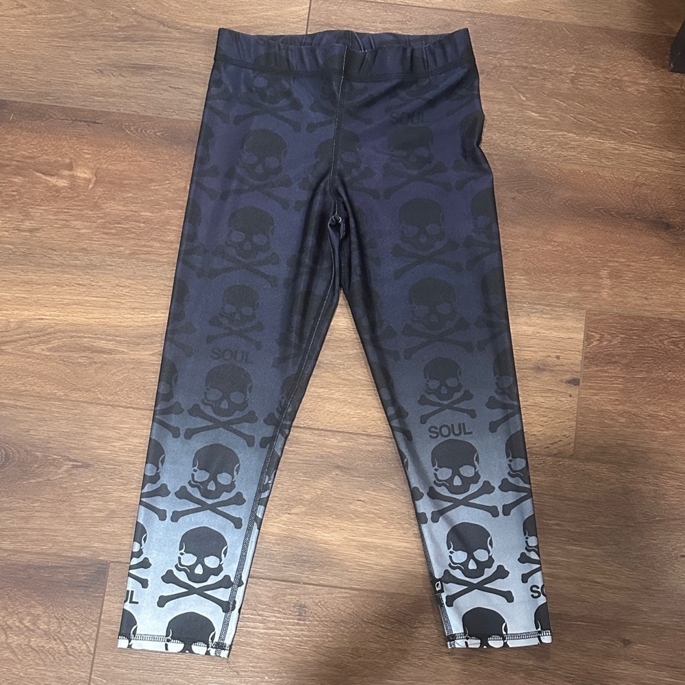 Soul Cycle Skull Print Leggings